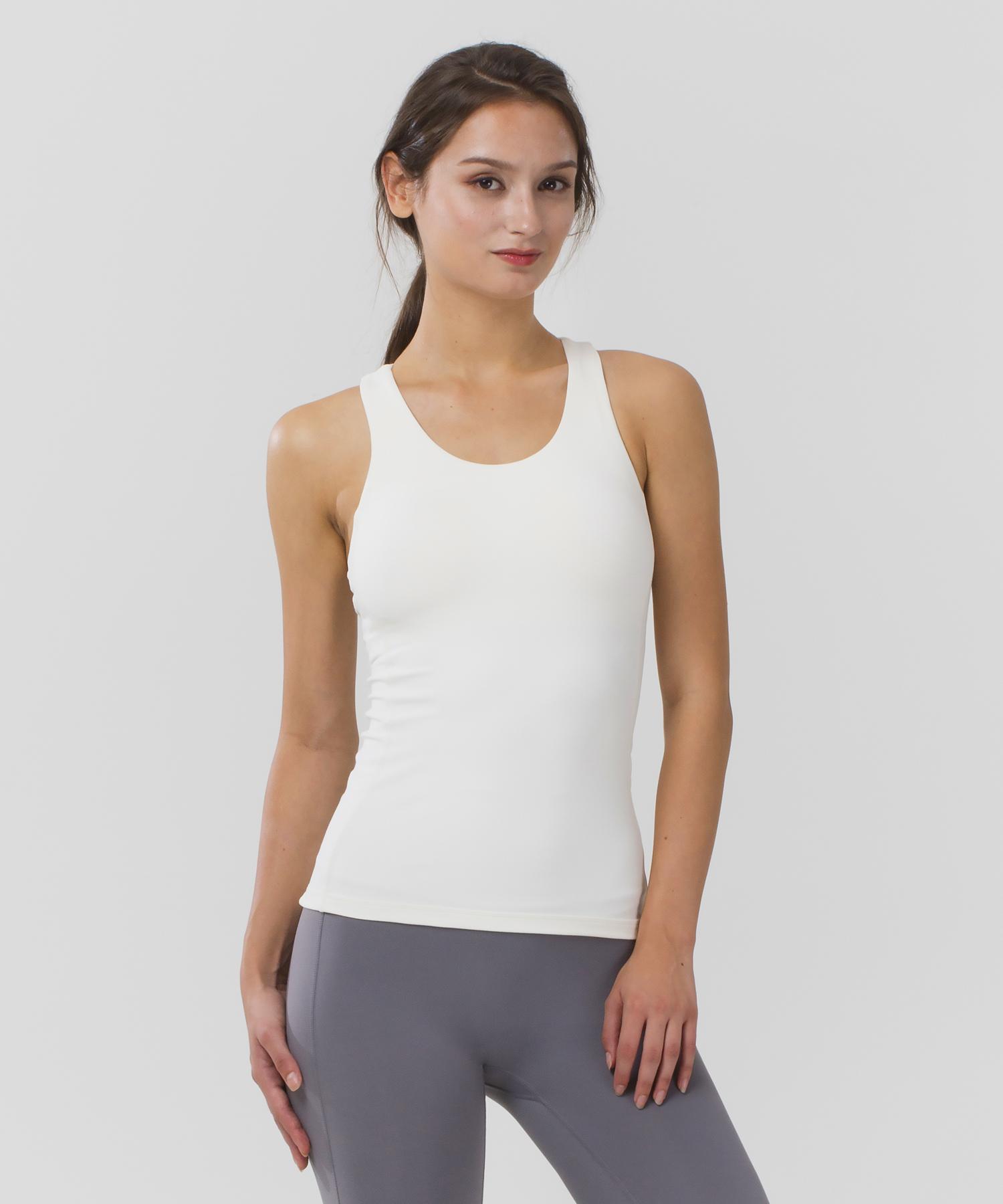 Reina Mora Stretch Tank Cream White White/[L-66-77] T