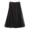 FOXEY [Good Condition] 43757 LA NOUVELLE Tulle Skirt 40 blackUsed
