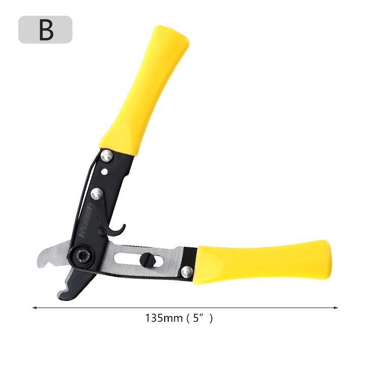 Adjustable Single-Hole Wire Stripping Pliers, 65# Manganese Steel for Electronics and Telecommunications