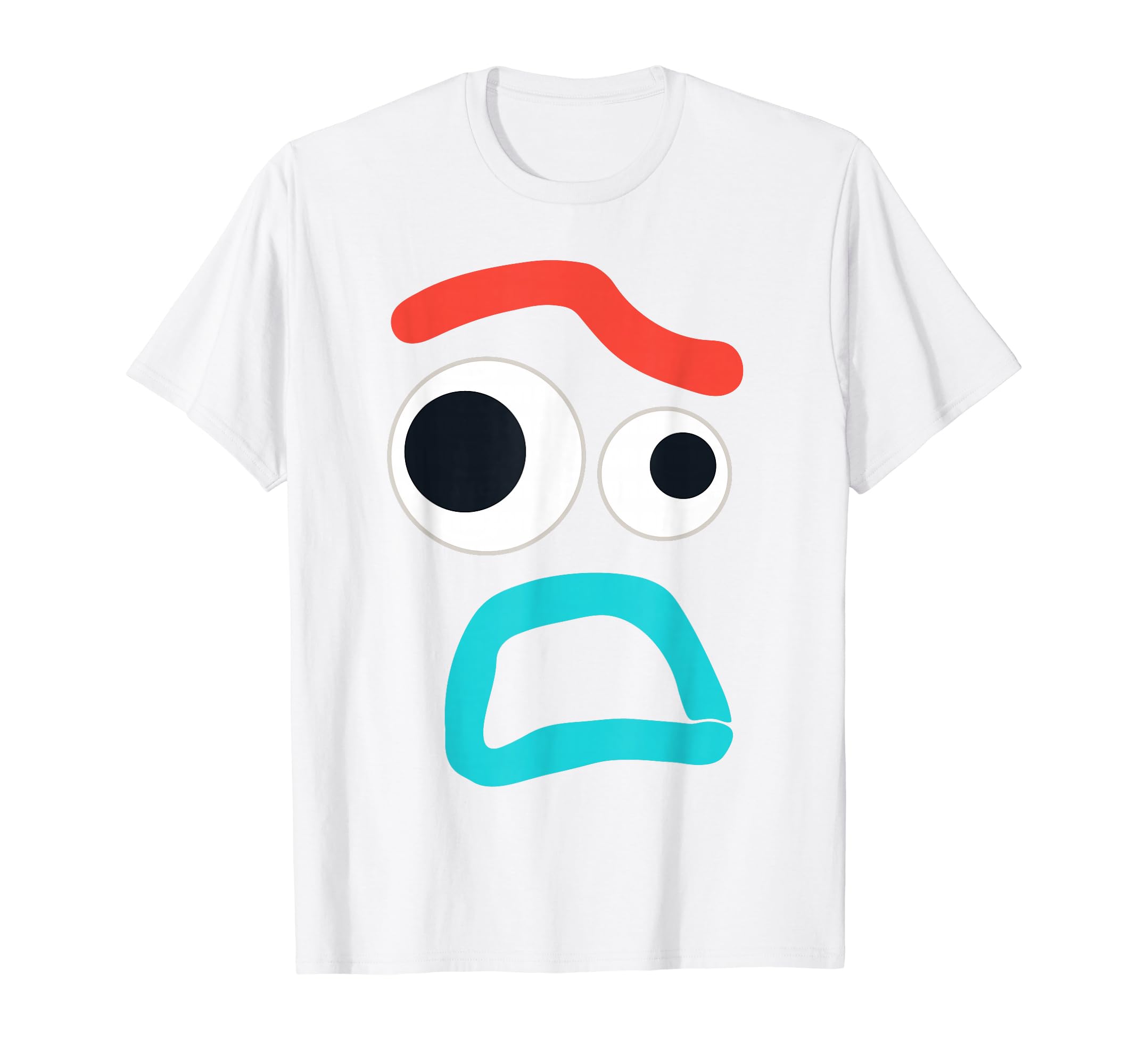 

Disney and Pixar Toy Story 4 Forky Timid Face Costume T-Shirt