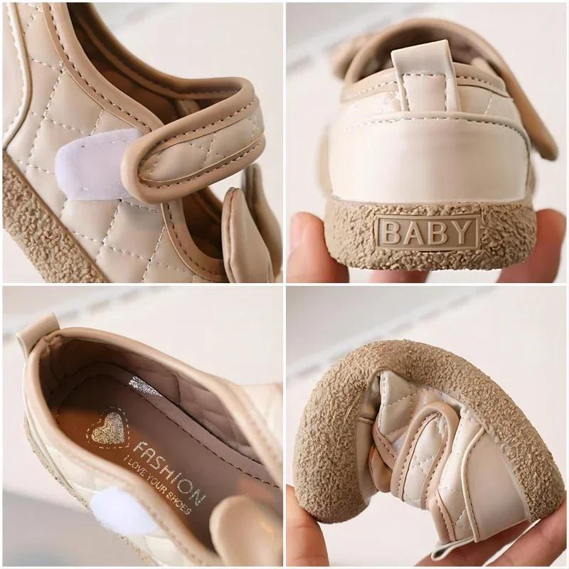 Kids Sneakers Spring Girl Princess Fashion Bunny Ear Single Shoes Cute Casual Canvas Shoes Kid Flats Shoes