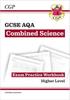The GCSE Combined Science AQA Exam Practice Workbook - Higher (includes Answers) Book