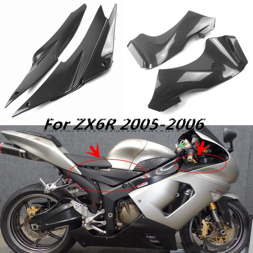

Передняя боковая накладка бензобака, обтекатель панели для Kawasaki Ninja ZX636 ZX6R ZX-6R