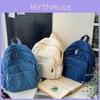 Minimalist Backpack Kids With Polyester Texture And Solid Color Design For Daily