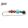 Brooch Alloy Pin Wear-Resistant Anti-Rust Elegant Imitation Stone Design Anti-rust