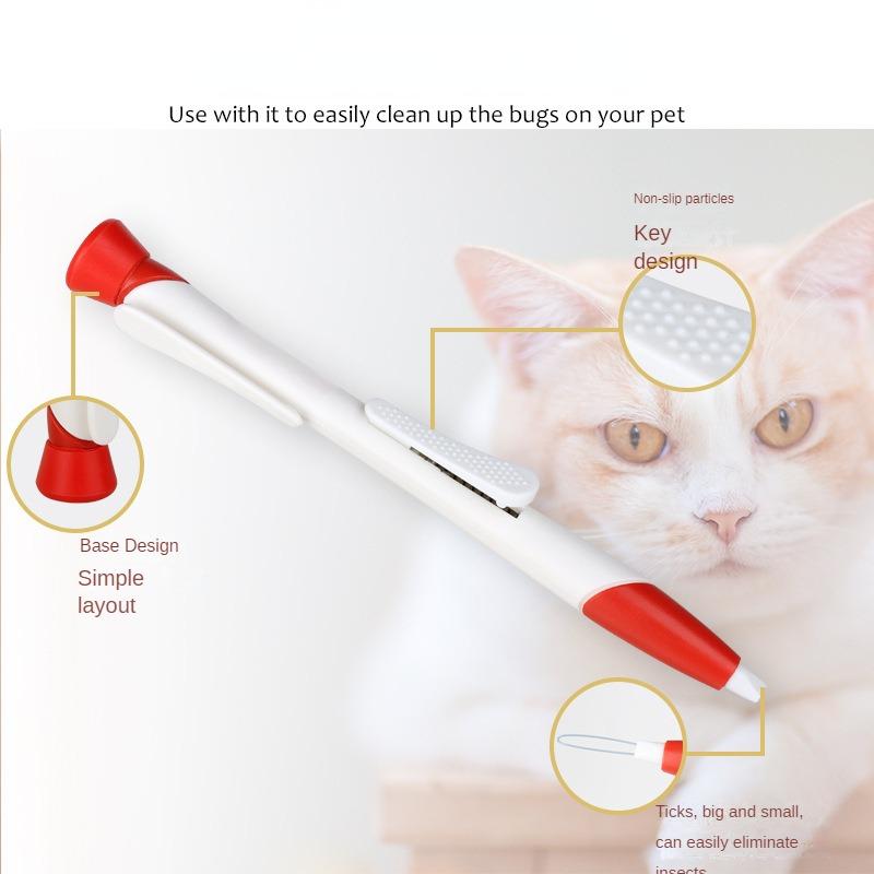 Milben-Acari-Zeckenentferner, beseitigt Pinzette, Haustier-Dat-Hundereinigung, Zeckenclip, Flohentfernung, Zeckenwerkzeug, Haarpflege-Werkzeuge