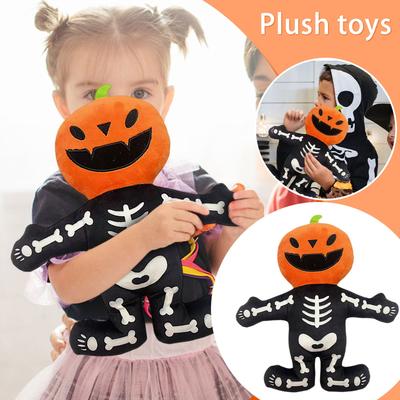 Halloween Pumpkin Head Soundable Plush Toy