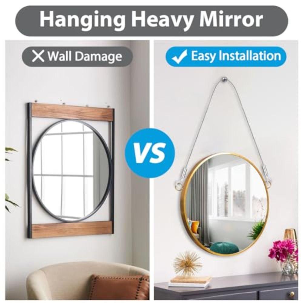 1/2m Picture Hanging Wire Telescopic Wall Mount Lanyard Durable Suspension Steel Rope  Photo Frames