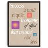 Abstract Typography Art Poster Less Is More Canvas Painting Motivational Quote Art Home Decor Print for Home Living Room Decor