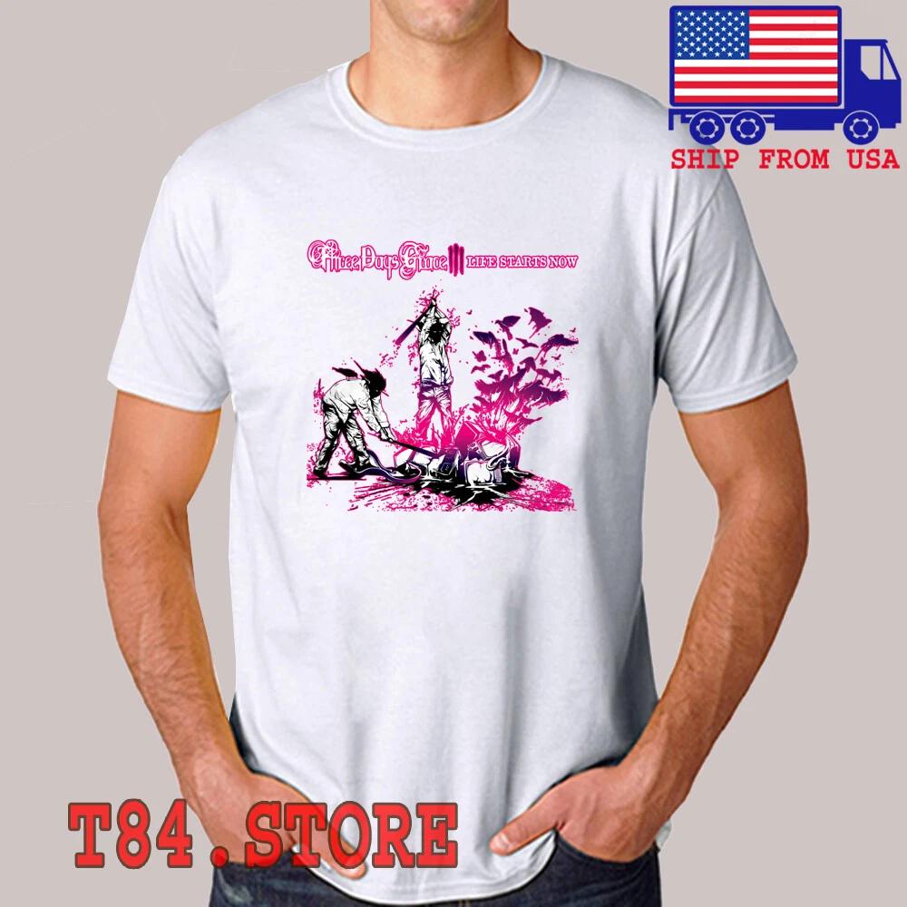 

Three Days Grace Life Starts Now Men s White Size S to 5XL 3XL