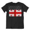 Flag T-Shirt Georgia Fashion Country Souvenir Gift Tee Pride Logo