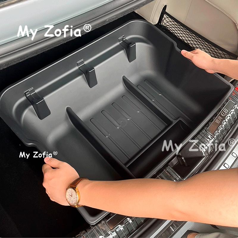 Car Trunk Spare Tire ABS Storage Box For Geely Galaxy E8 2025 2026 Car Dustproof Interior Rear Trunk Organizer Tray Accessories