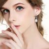 1 Pair Water Imitation Pearls Drop Earrings Round Stud Earrings Fashion Pearl Earrings  Women Gift