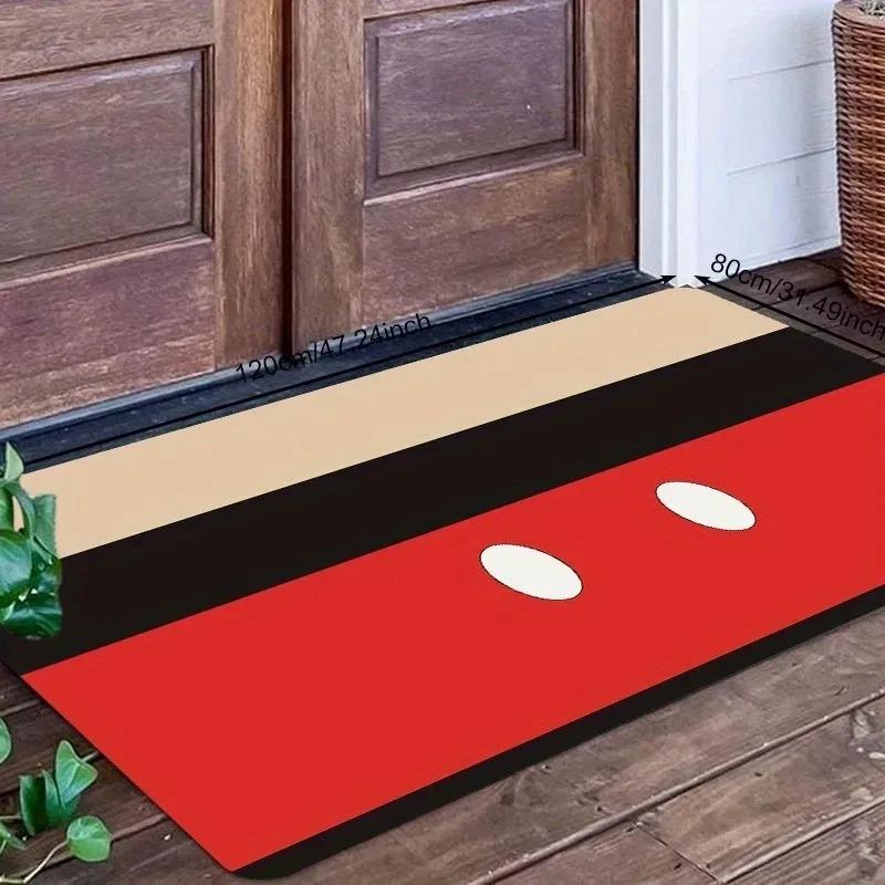 1 Stück Blumenmuster Küchenteppiche Rutschfeste Fußmatten Pop-Design Badezimmerteppich Badematte Teppich für Zuhause Spüle Wäsche Dekor