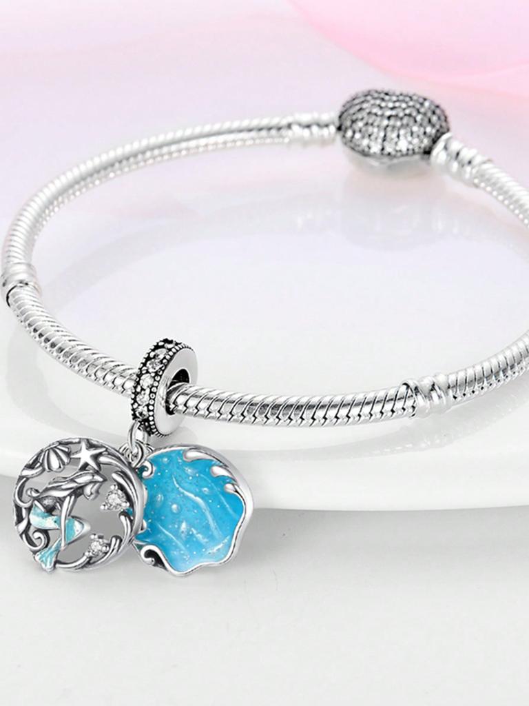 Charms Plata Deep-Sea Colorful Fish Octopu Beads Copper Plated Fit Copperoriginal Bracelet For Jewelry Making Diy Charm