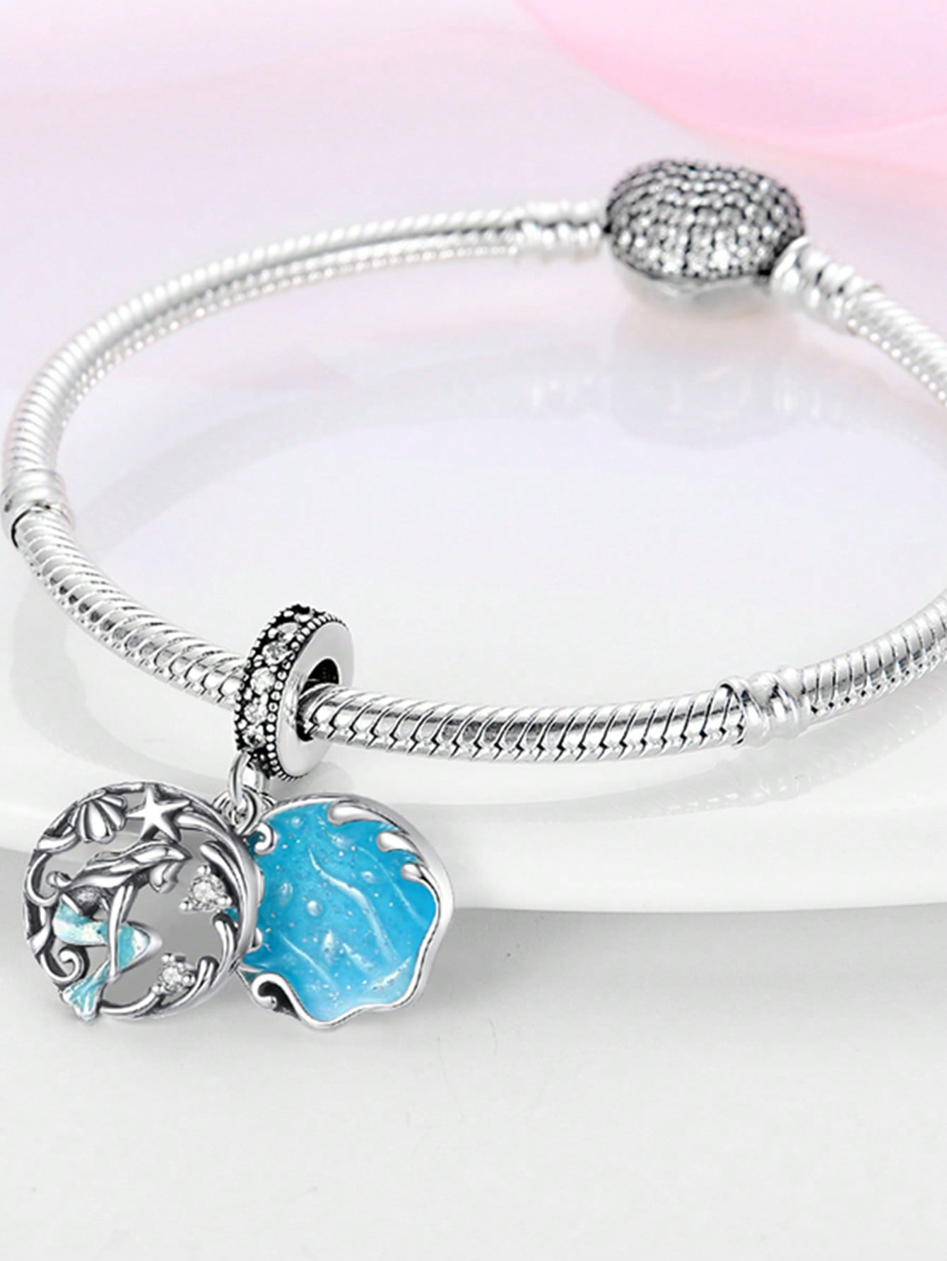 

Charm Bead Components Plata Deep-Sea Colorful Fish octopu Bead Components Copper Metal Plated Compatible With Copper Metal Authentic Original