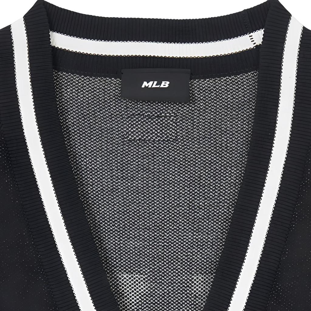 New MLB New York Yankees SS24 Knitwear Unisex Black 3AKCV0141-50BKS