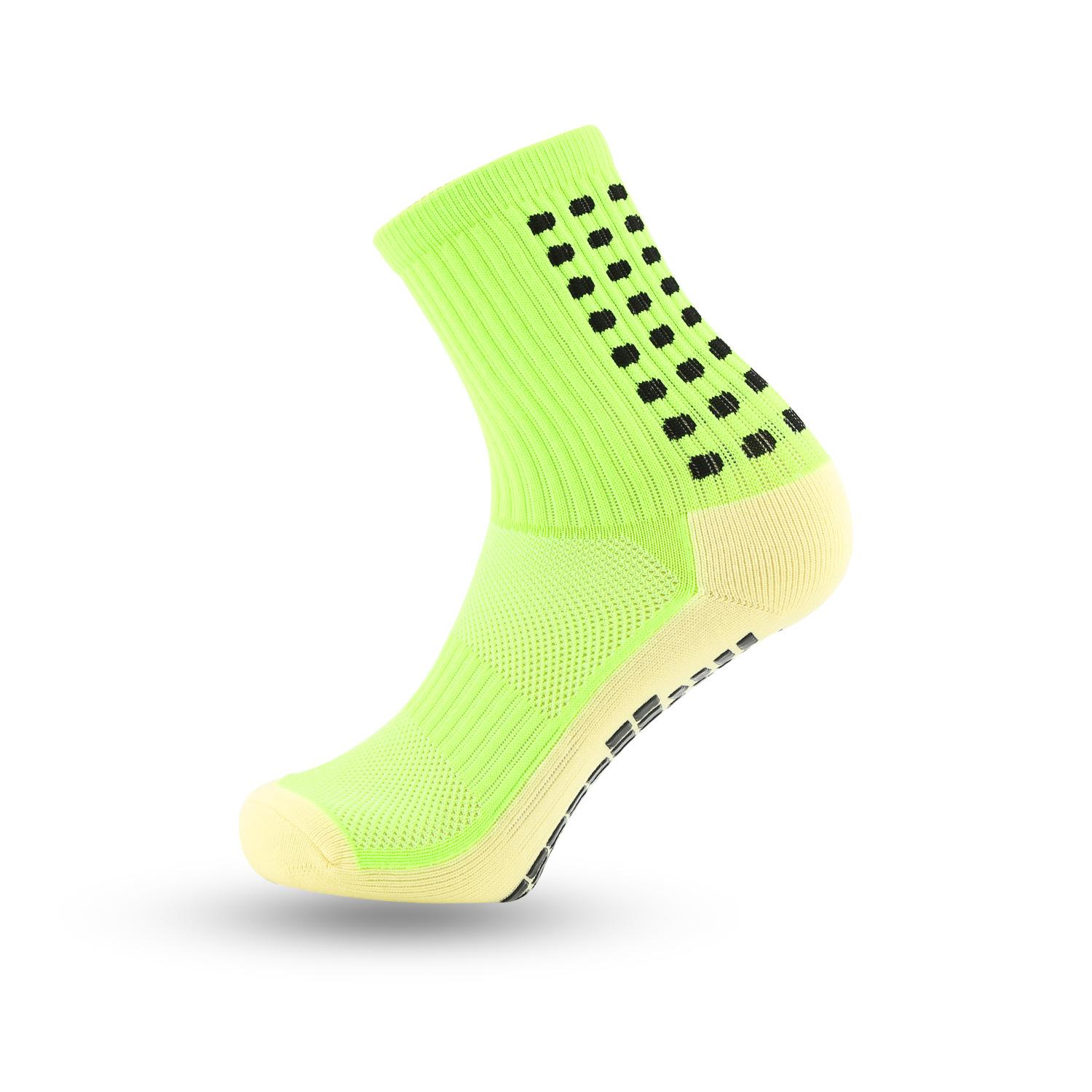 

Professional Sports Football Socks, Sole Dispensing Non-Slip Socks, Towel Bottom Thickened Buffer, Men S And Women S Medium Tube Socks average size 40-46 зелёный
