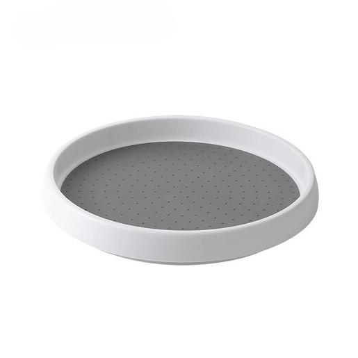 

Kitchen Seasoning Bottle Storage Trays 360 Degree Front&Back Rotating Shelves Multifunctional Stable Durable Anti Slip Rack