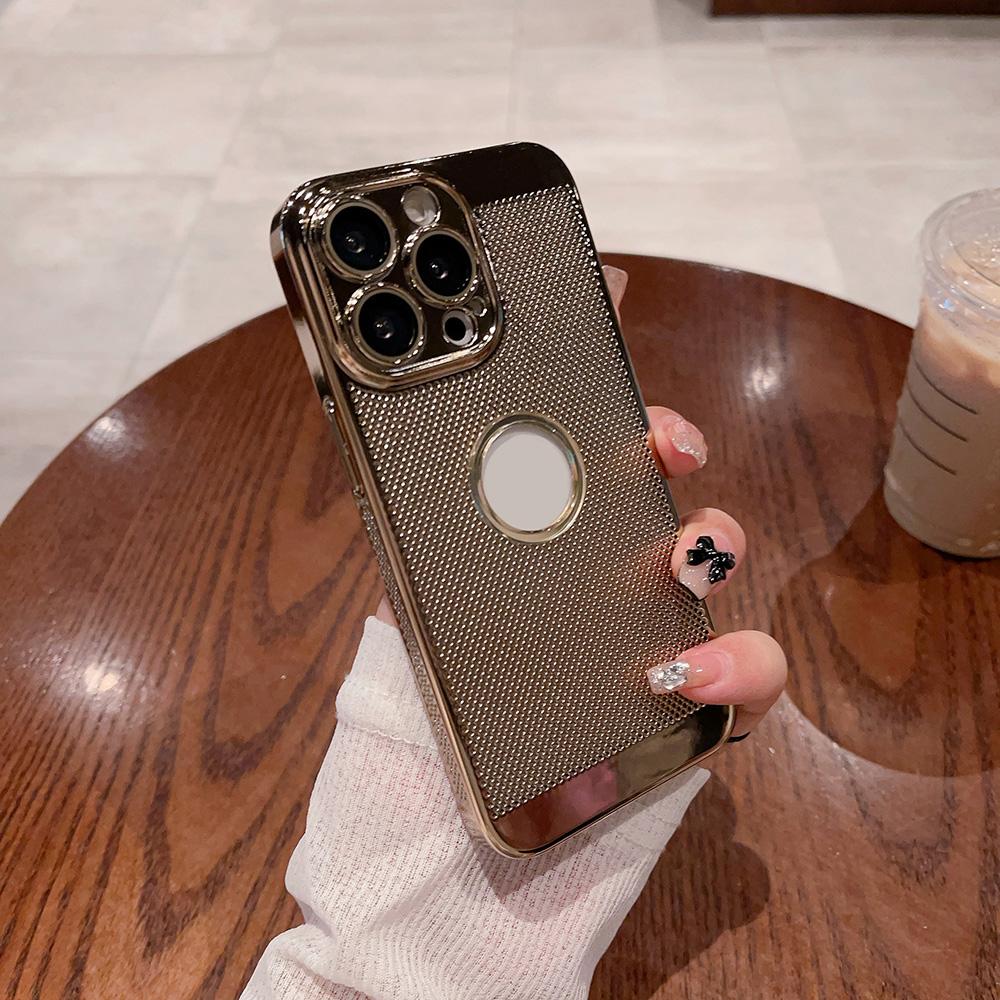 

Чехол для телефона iPhone 11 13 16 ProMax iPhone 14 15 ProMax 12 13 ProMax 13 Pro 14 Pro с гальваническим покрытием, защитная сетка для линз, устойчивая к падениям и водонепроницаемая iPhone 15 Pro Max золотой