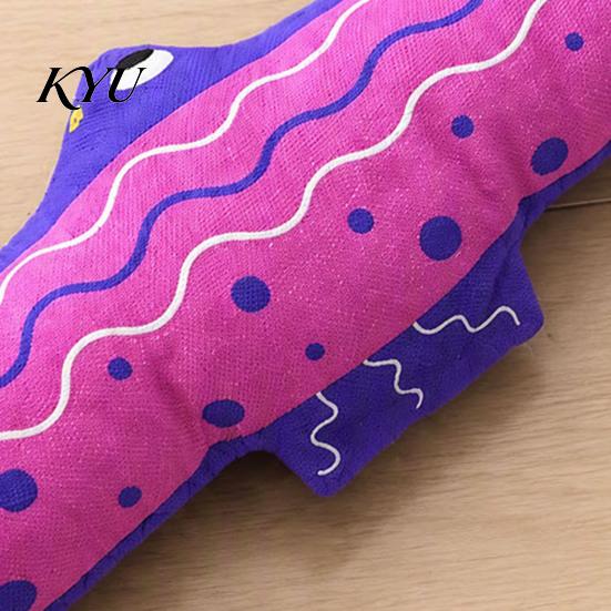 Training Toys for Dogs Ocean Fish Dog Toy, Interactive Squeaky Chew Stuffed Plush Stress Relief Toy Medium And Large Tug-of-war Games