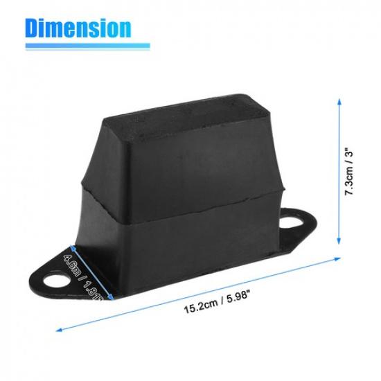 2pcs 3 Inches Rear Suspension Bump Stop Bumper 52004297 for Cherokee XJ