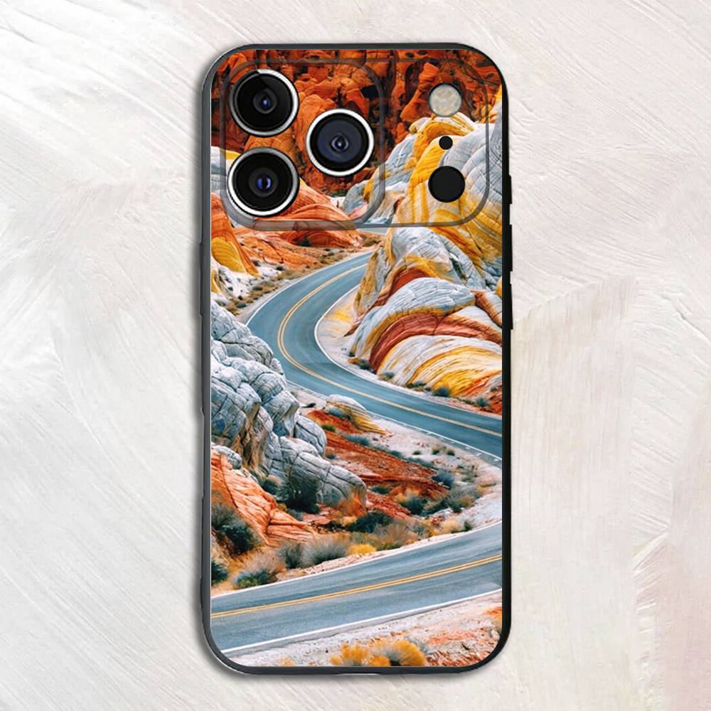 Wonders of Nature Silicone Phone Case For iPhone 17,16,15,14,13,12 X XS Plus Pro Max Shockproof Soft Cover