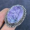 Natural Purpurite Gemstone 925 Sterling Silver Jewelry Ring Size 10 S8C08