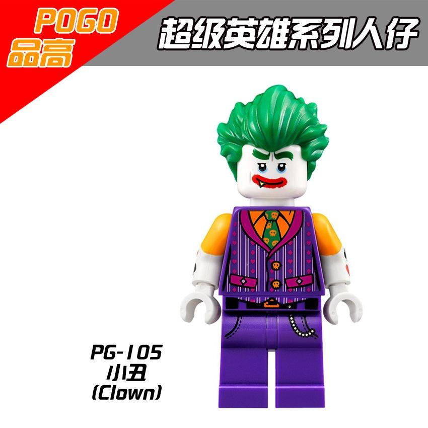Superhero Clown Woman Poison Ivy Batman Building Block Toy Minifigures