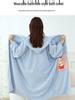 G5Z Hooded Adult Bathrobe: Wearable, Soft, Quick-Drying, Absorbent Bath Towel Skirt
