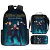 Spell Return Battle School Bag Elementary School Student Animation Backpack Large Capacity Three-piece Set