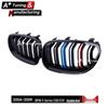 Griglia Tricolore Aggiornata per BMW Serie 5 E60/E61 2004-2009 Stile Doppia Barra