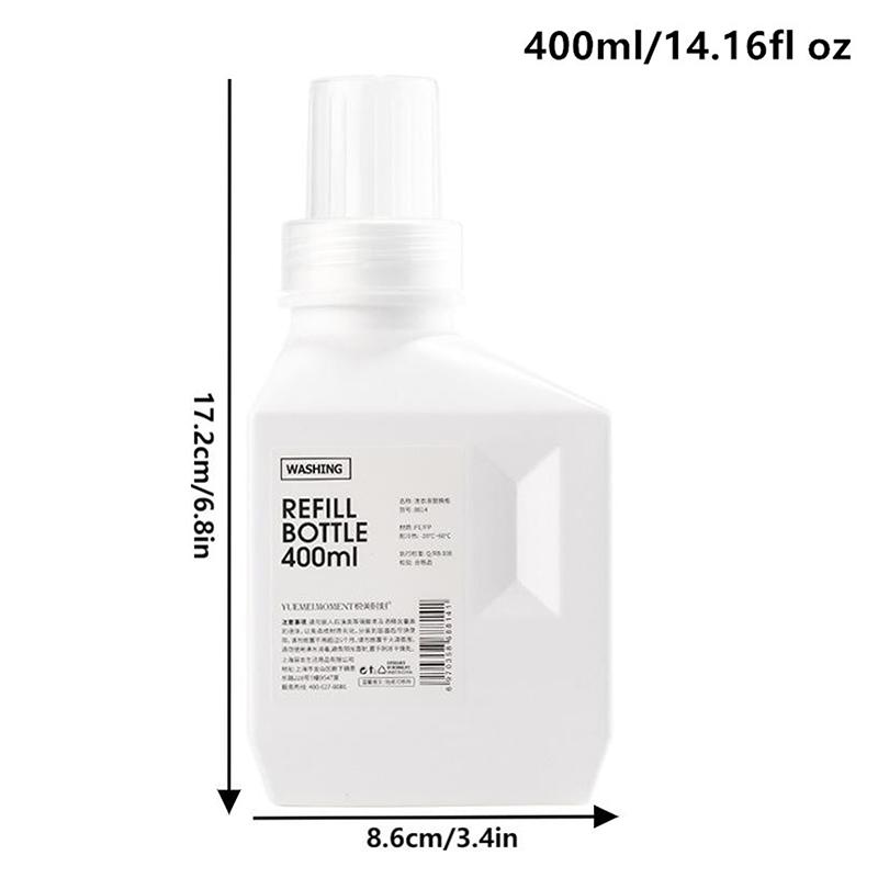400/600/1000 ml Grote Capaciteit Huishoudelijke Wasverzachter Wasmiddel Flessen Opbergbak Shampoo Douchegel Dispenser