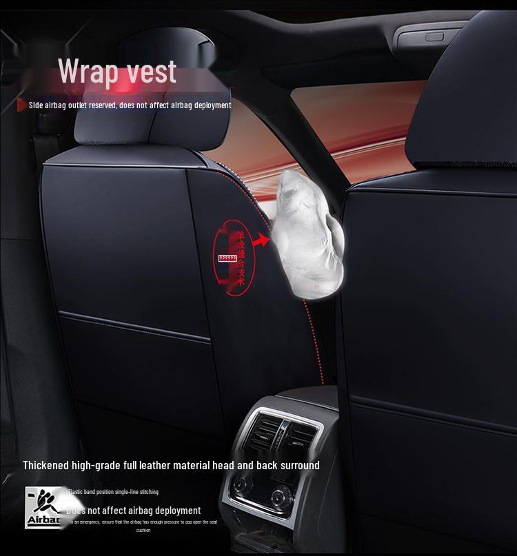 Four Seasons Full Wrap Car Seat Cover for GAC Trumpchi GA Series (GA3, GA4, GA5, GA6, GA8) & GS Series (GS3, GS5).