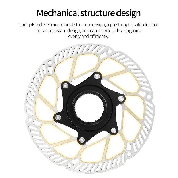 IIIPRO רוטור בלם דיסק Centerlock אולטרה-קל לאופניים כביש דיסק בלם פיזור חום הידראולי רוטור דיסק 140/160/180/203 מ"מ