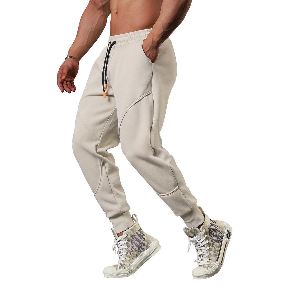 Casual Sports Pants Men's Loose Leggings Long Panel Fitness Running Training Pants