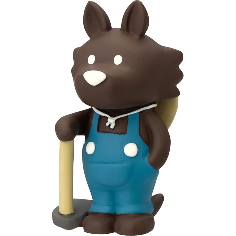 

Decore Corporation Otogicco farmer wolf Size: approx. W3 D3.6 H5.7 TG-90383