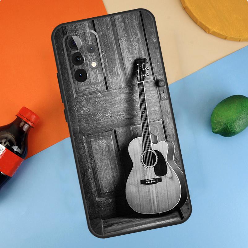 Guitar Music Case For Samsung Galaxy A54 A34 A14 A51 A71 A13 A23 A33 A53 A73 A12 A22 A32 A52 Cover