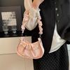 New Popular Bag Women's Niche Pleated Cloud Bag High-end Versatile Chain Messenger Bag