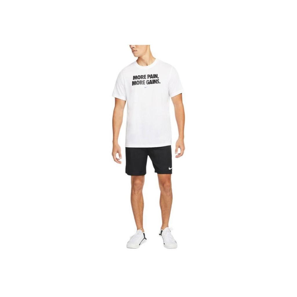 Nike Logo Print Casual Straight Leg Shorts Men shorts Black DD1888-010