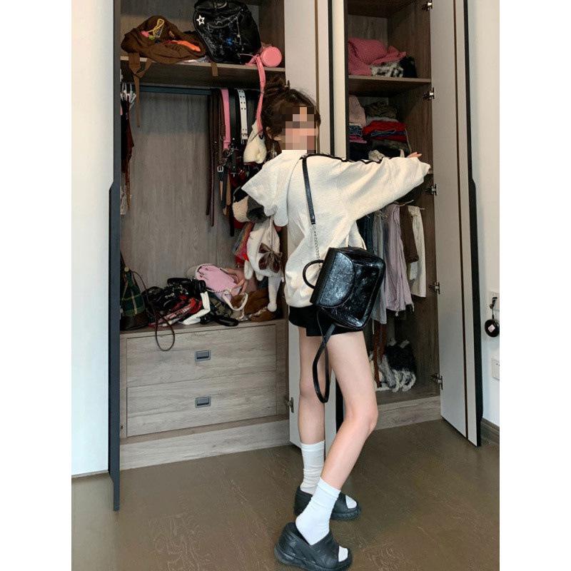 YS8 Women's Retro Color Block Stripe Hoodie, Autumn 2025 Design