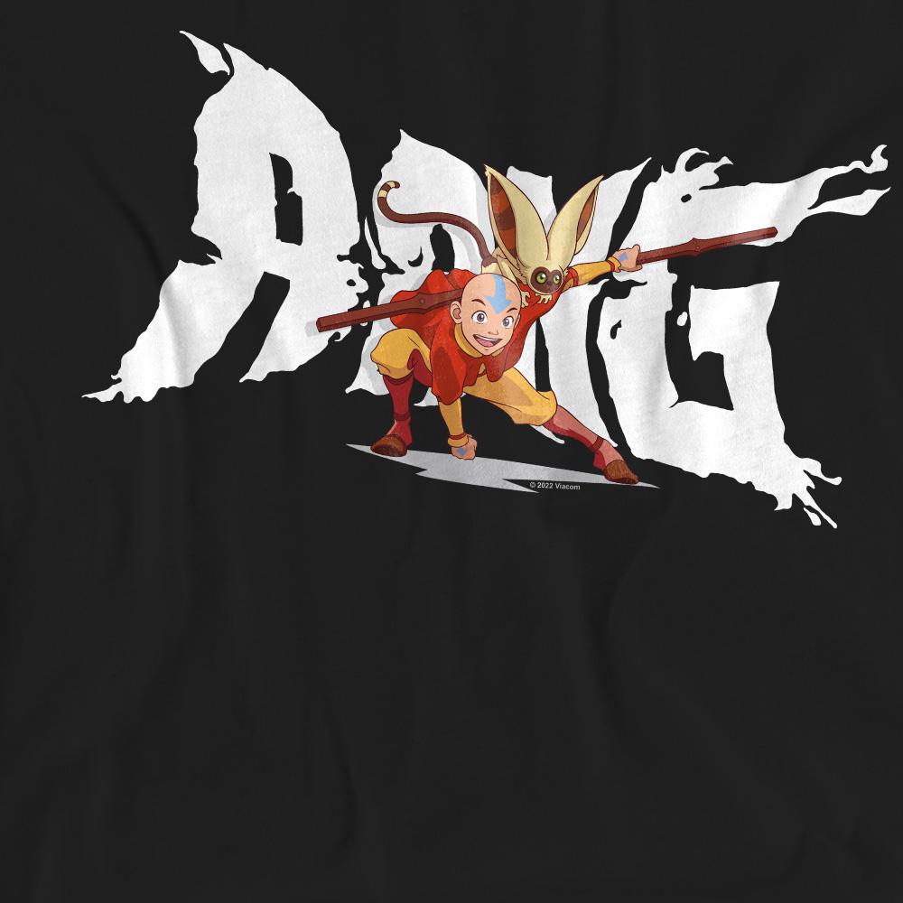 Avatar: The Last Airbender Unisex Adult Aang & Momo T-Shirt