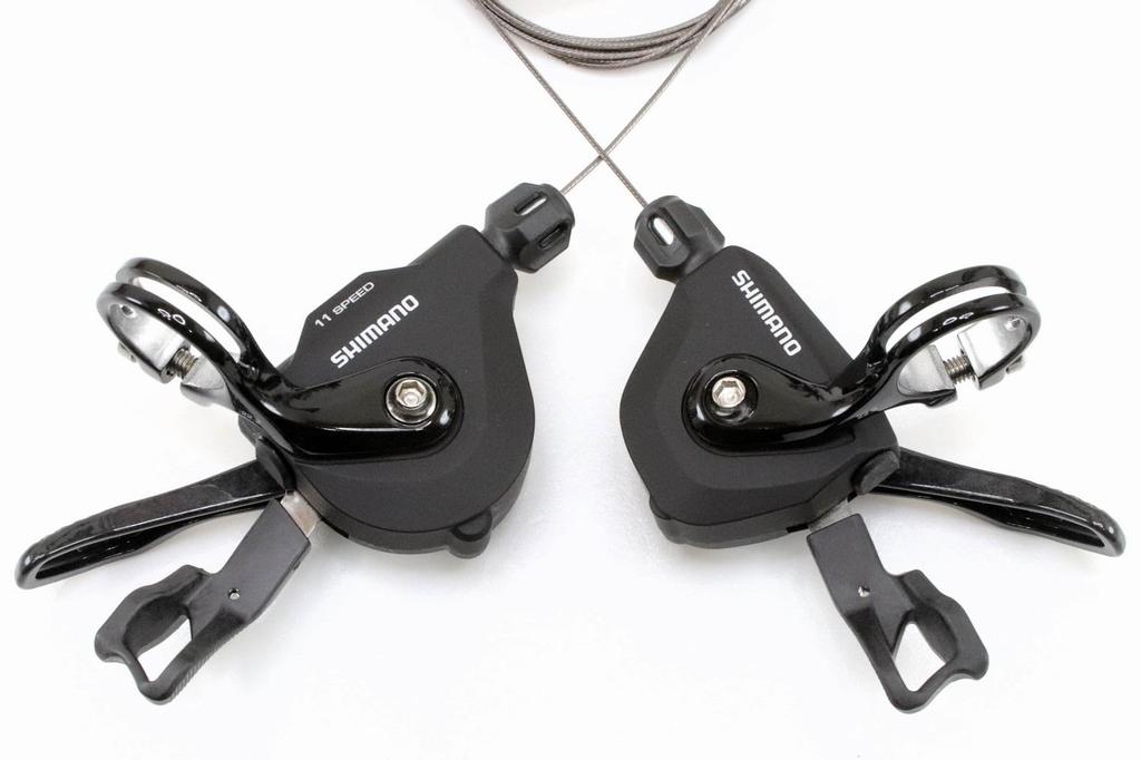 SHIMANO 105 2x11s přední dvojitá zadní 11rychlostní řadicí páka Rapidfire Plus a pravá černá SL-RS700 R/L (Levá sada)