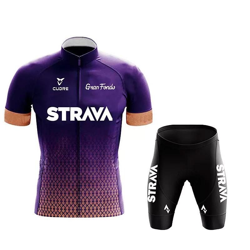 Mens Cycling Jersey Set Short Sleeve Quick Dry Performance Bike Riding Kit Team Edition