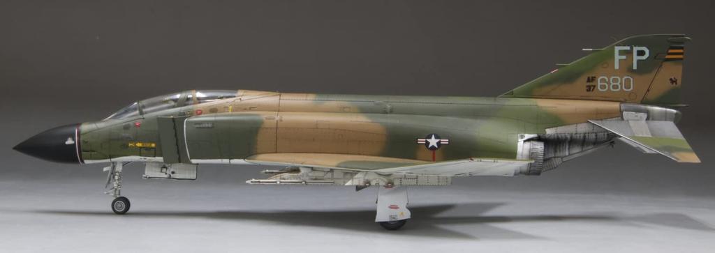 Fine Mold Aircraft Series US Air Force Fighter Wolf Pack 1967 Limited Edition Plastic Model 72846 Molding Color 1/72 F-4C
