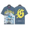 Maglietta da basket unisex con teschio e band rock: Nuova Tendenza Americana GODS Manica Corta