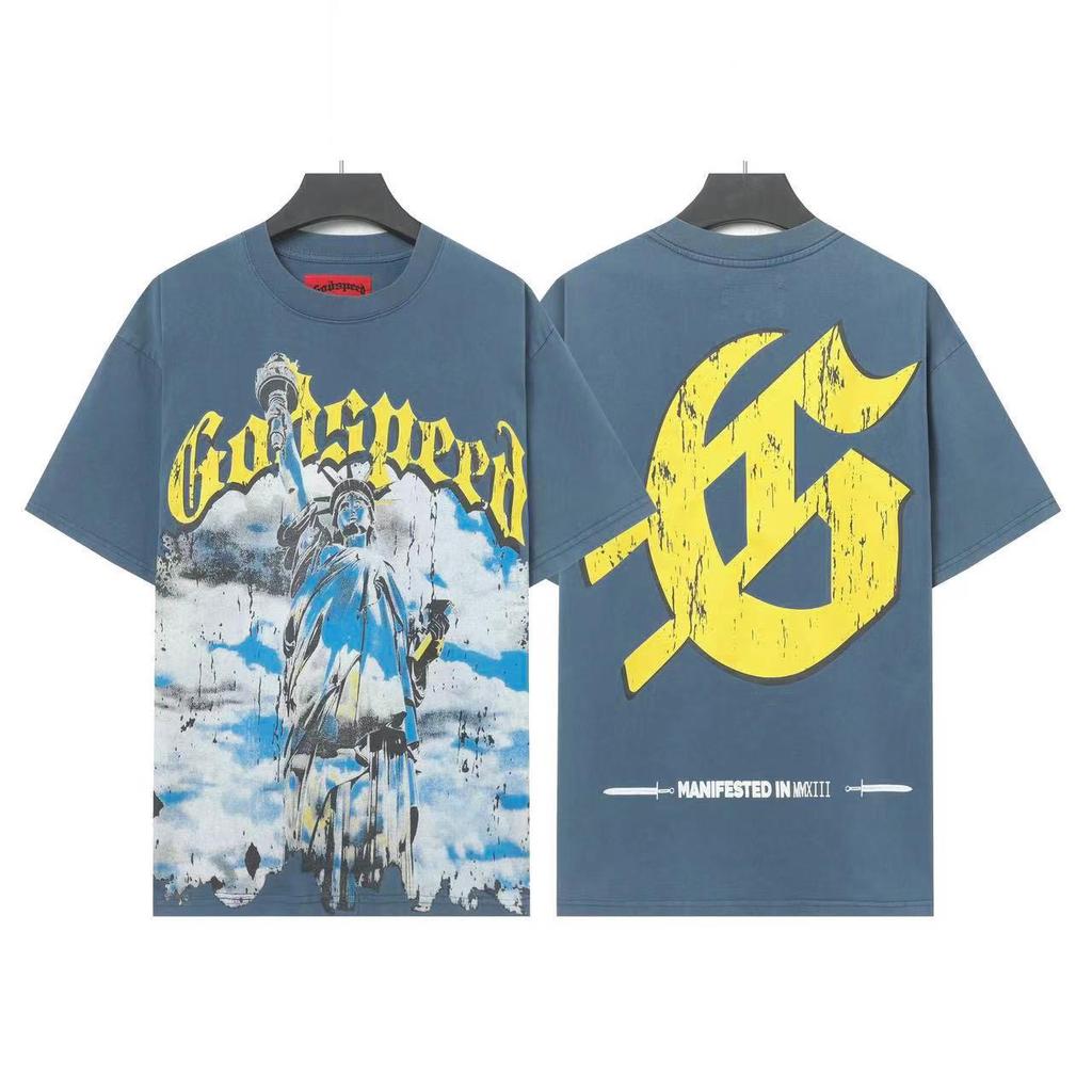 Maglietta da basket unisex con teschio e band rock: Nuova Tendenza Americana GODS Manica Corta