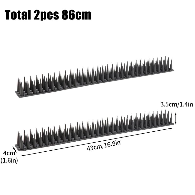 43Cm-430Cm Plastic Anti Bird Pigeon Spikes Stainless Steel Bird Repeller Detachable Anti Climb Fence Wall Spike For Repeller