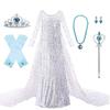 WISH Halloween Children's Elsa Frozen Princess Dress Skirt