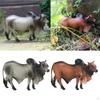 Cow Figurines Playset Action Figure Toys Cattle Model for Home Decor